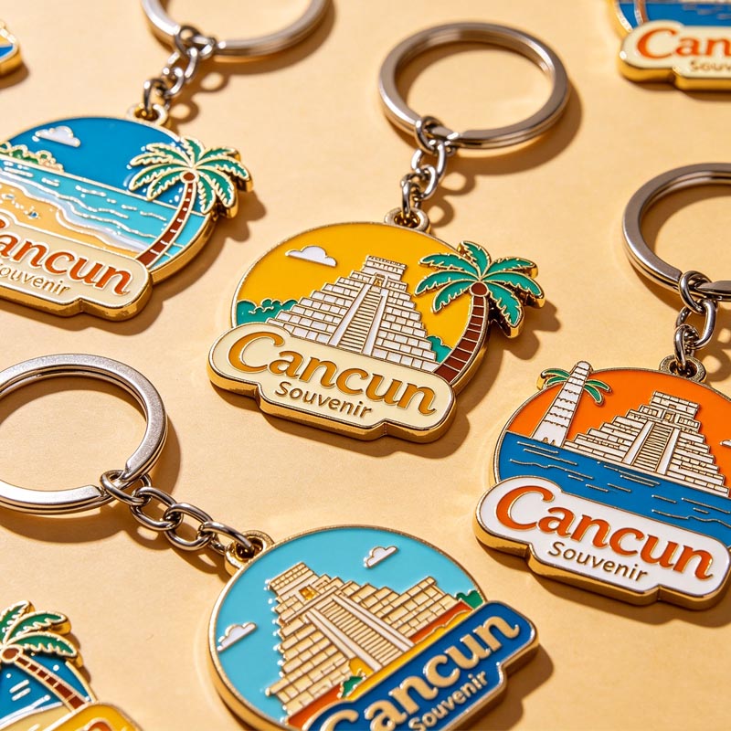 No Minimum Design logo Souvenir Key Chains Custom logo and Engraving Embossed Metal Keychains