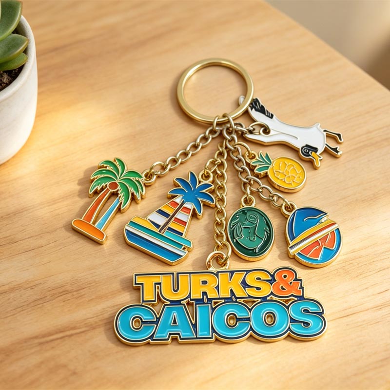 Low Moq Custom logo Metal Souvenir Cute Keychain Accessories Anime Premium Quality Keychain