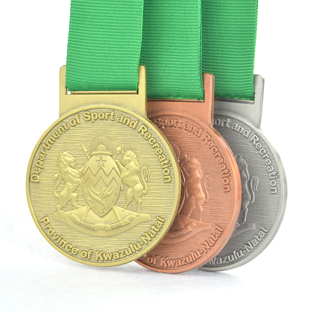 Wholesale Manufacturer Design Your logo No Minimum Custom Cheap Sports Medals Race Medal with Ribbon