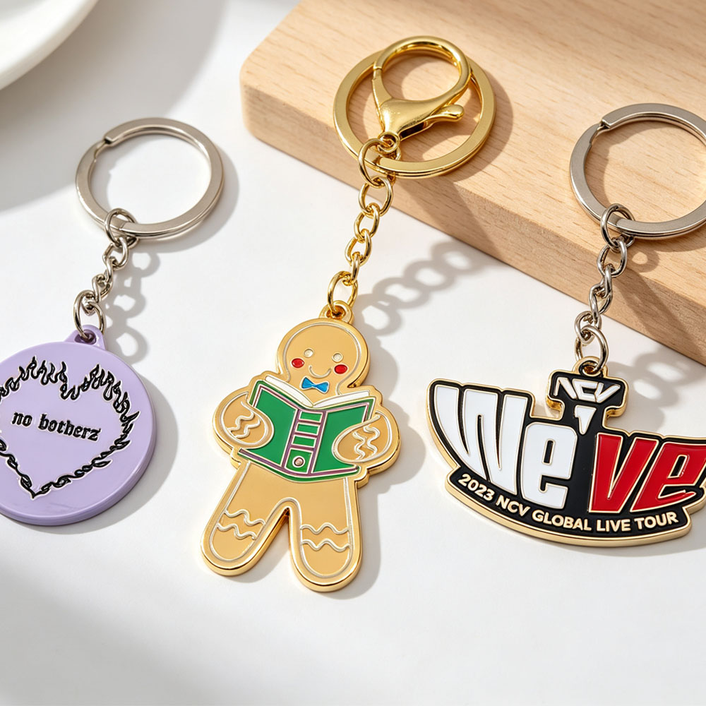 Wholesale Manufacturer Custom logo Metal Souvenir 3d-keychain Stainless Steel Keychain for Engraving