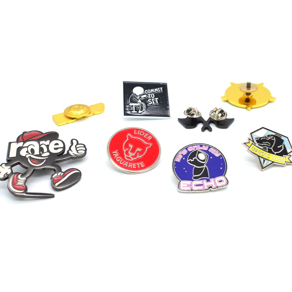 Wholesale Manufacturer Custom logo Hard Soft Enamel Metal Crafts,pins,enamel Pins Pin for Bag Charm
