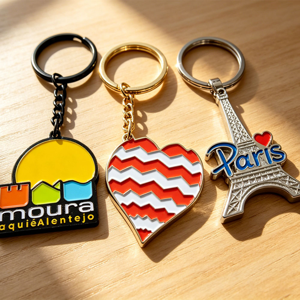 Hot Sale Zinc Alloy Carabiner Keychain with Embossed Design Multi Chain Enamel Metal Fashion Key Holder for Souvenir Use