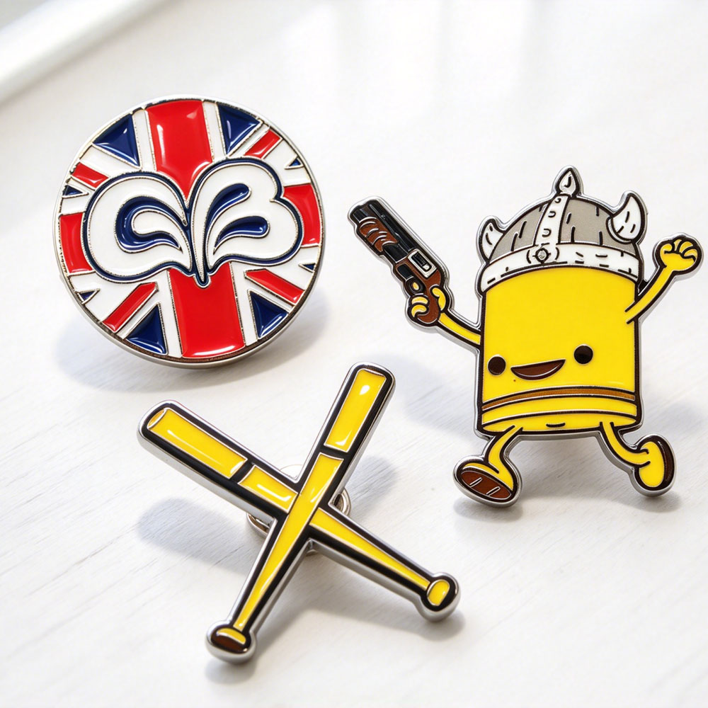 No Minimum Design 2d 3d logo Metal Hard Soft Enamel Lapel Pin 30mm Metal Magnetic Brooch Pin