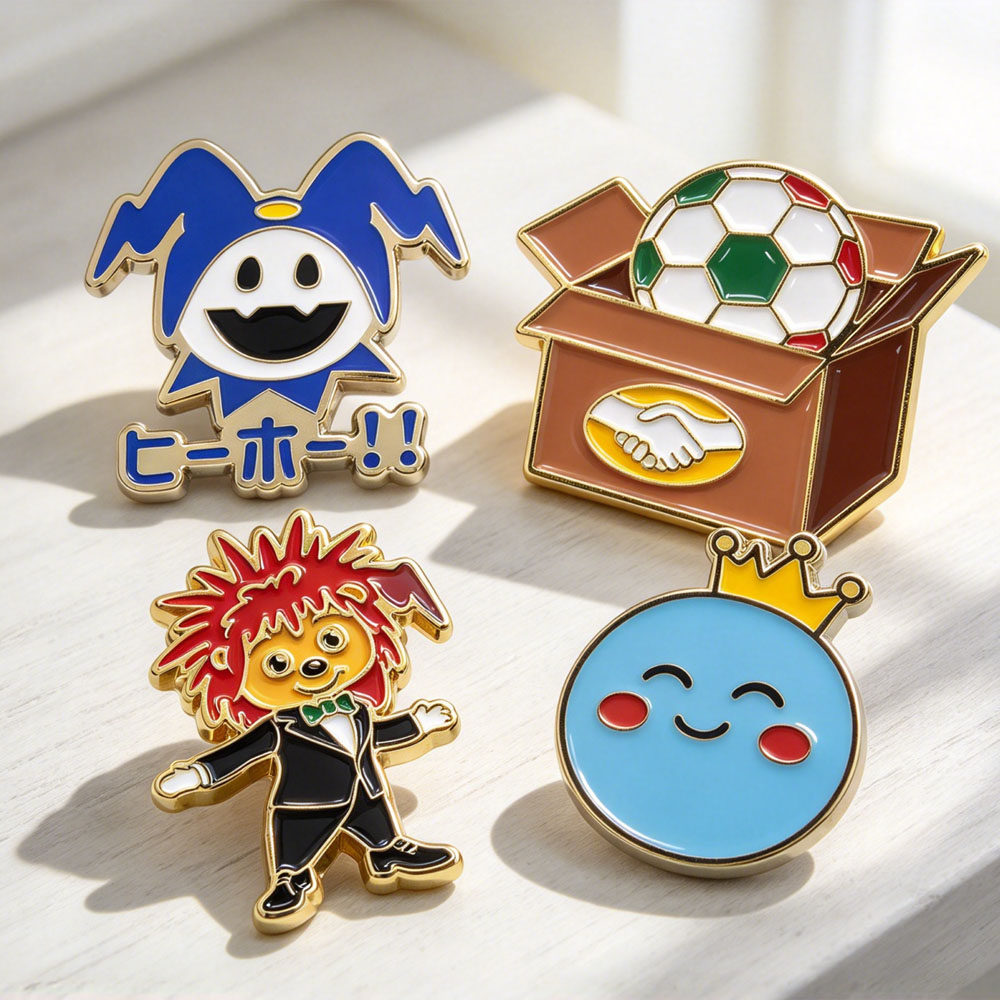 Low Moq Custom Your logo Size Metal Enamel Pin Badge Football Team Pins Sterling Silver Lapel Pin