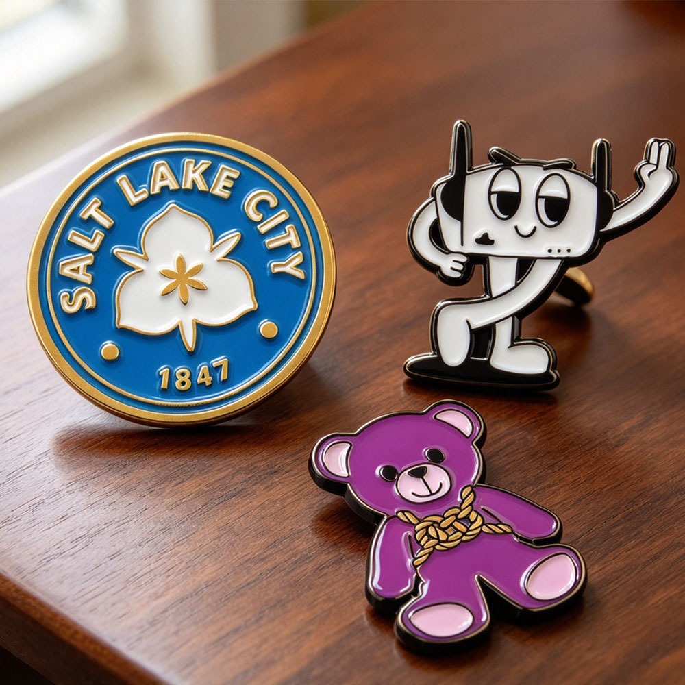 Wholesale Manufacturer Custom logo Metal Hard Soft Lapel Badge Pin Sterling Silver Hat Pins Streetwear Pins
