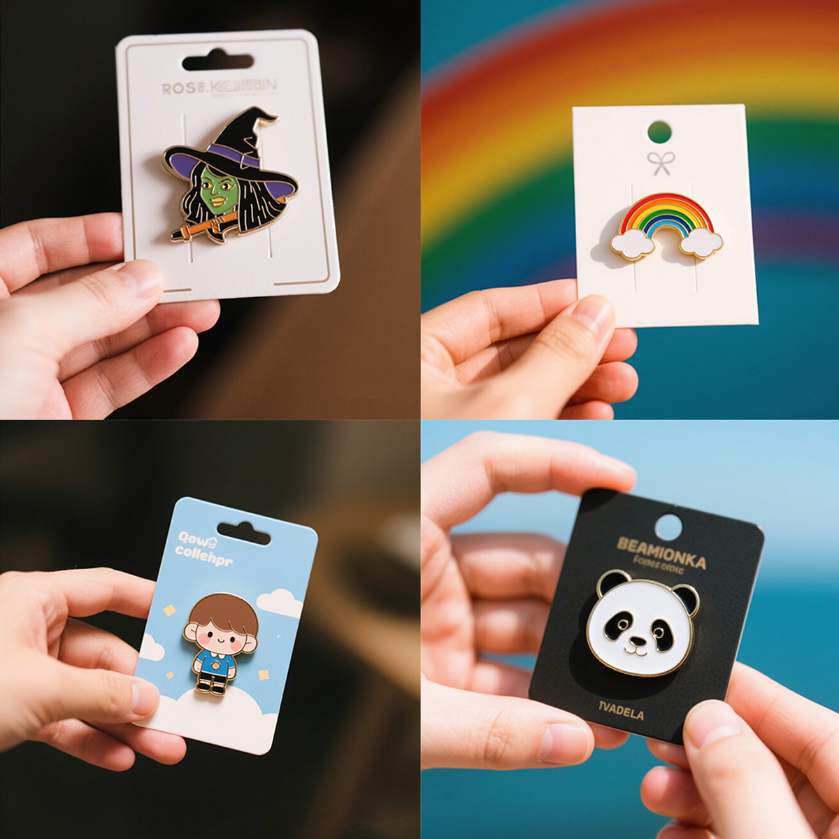 Cute Design Pins Custom Badges Soft Lapel Enamel Pins with Backing detail image 6