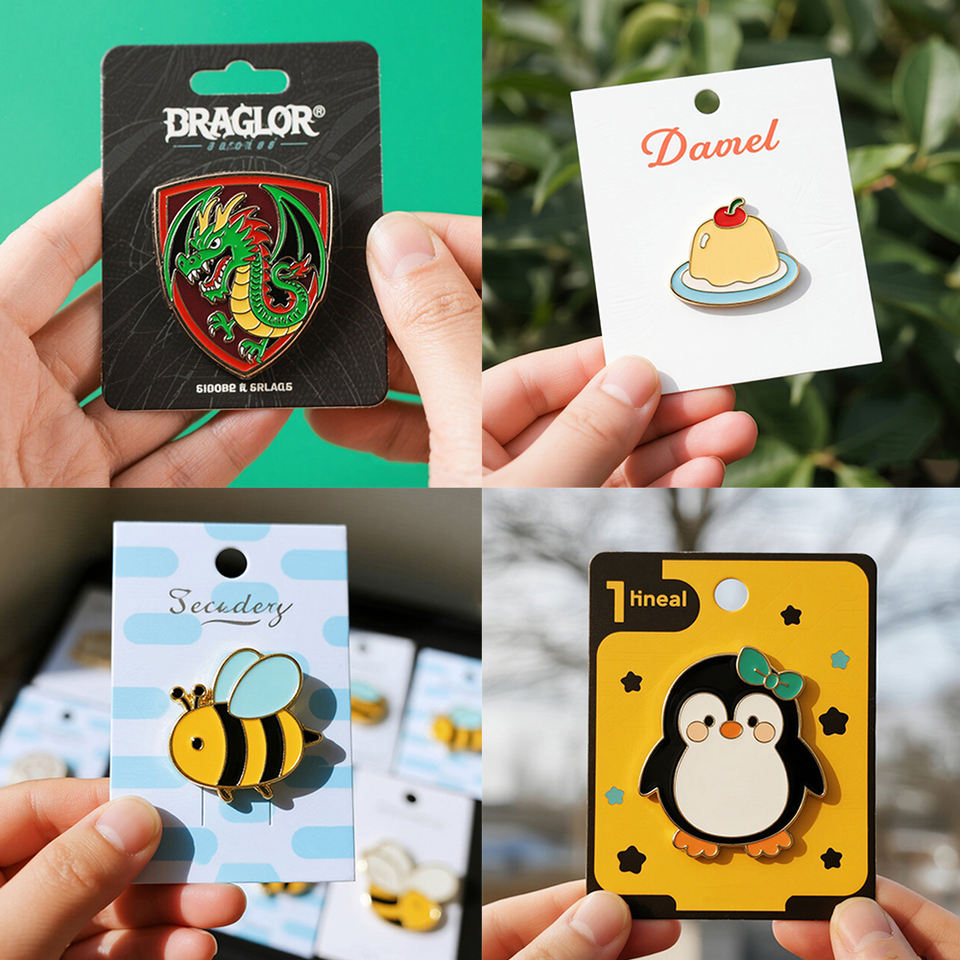 Promotional Custom Metal Lapel Pins with Antique Imitation & Modern Designs Gravure Printing Hard Soft Enamel Finish