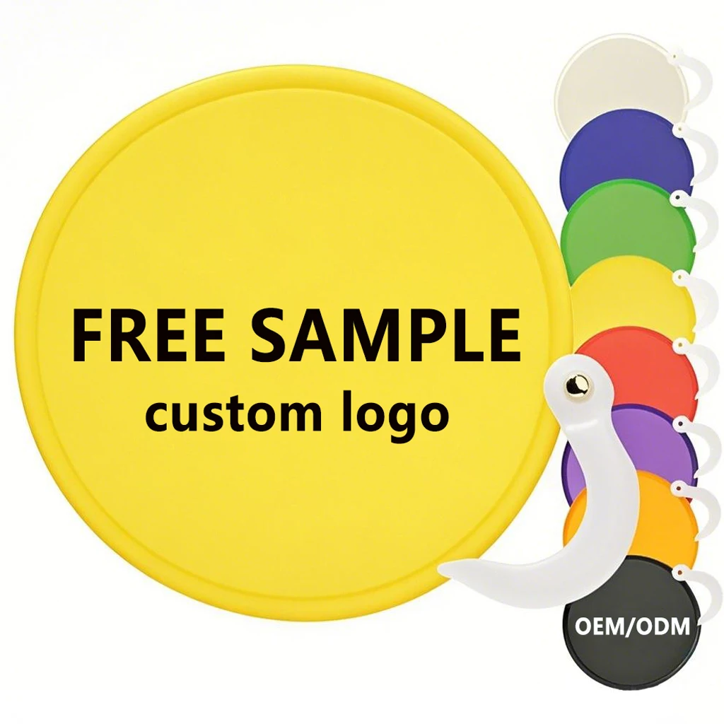 Custom nylon folding hand fan flying disc