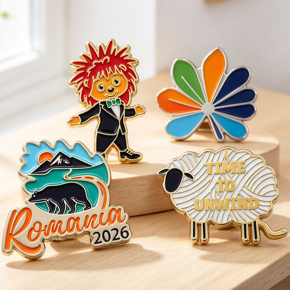 China Pins Manufacturers No Minimum Bulk Blank Cartoon Custom Lapel Enamel Pin Metal Crafts Badge Anime Hard Soft Enamel Pins