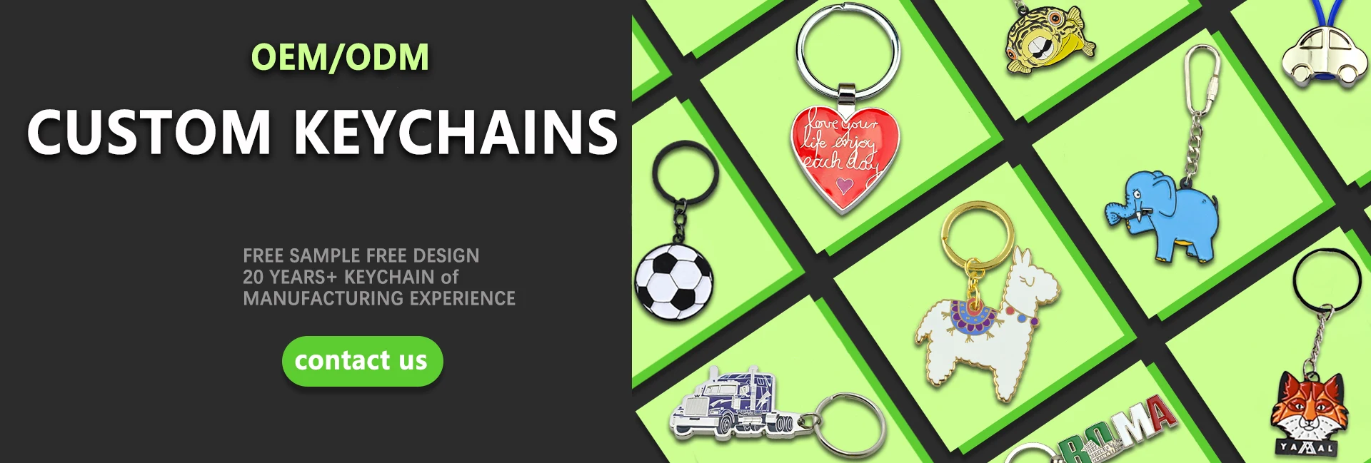 Custom zinc alloy enamel metal keychain image 1