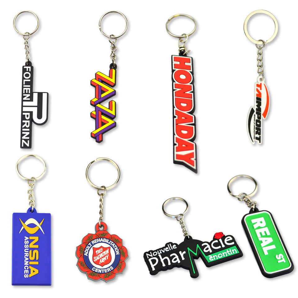 Custom 2D/3D Soft PVC Keychains with Logo