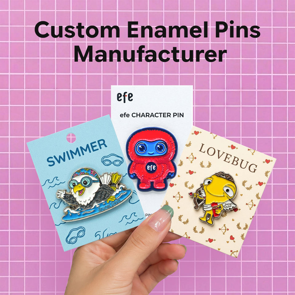 OEM ODM Wholesale Cartoon Anime Soft Hard Metal Lapel Pins Custom Badges Enamel Pin