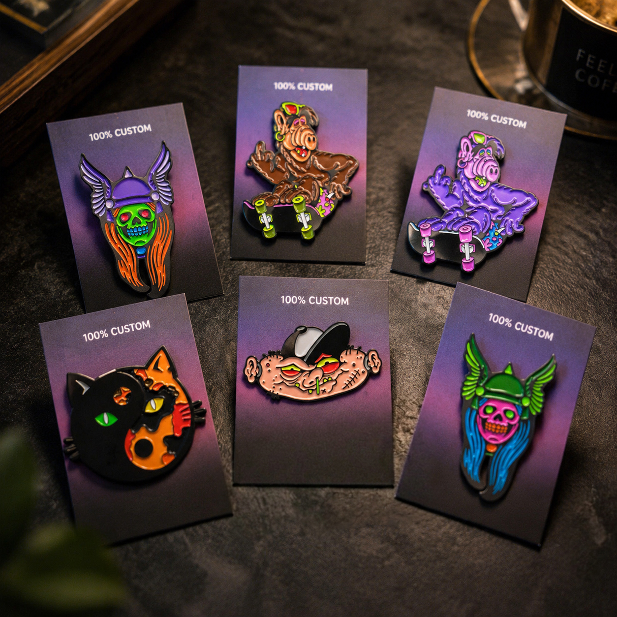 OEM ODM Wholesale Cartoon Anime Soft Hard Metal Lapel Pins Custom Badges Enamel Pin detail image 6