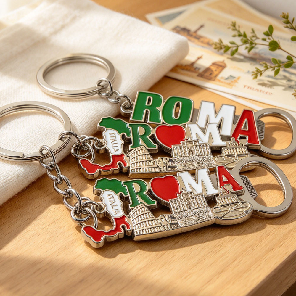 No Minimum Custom logo Souvenir Metal Key Ring Oem Odm Promotional Gift Bag Pendant Western Key Chains