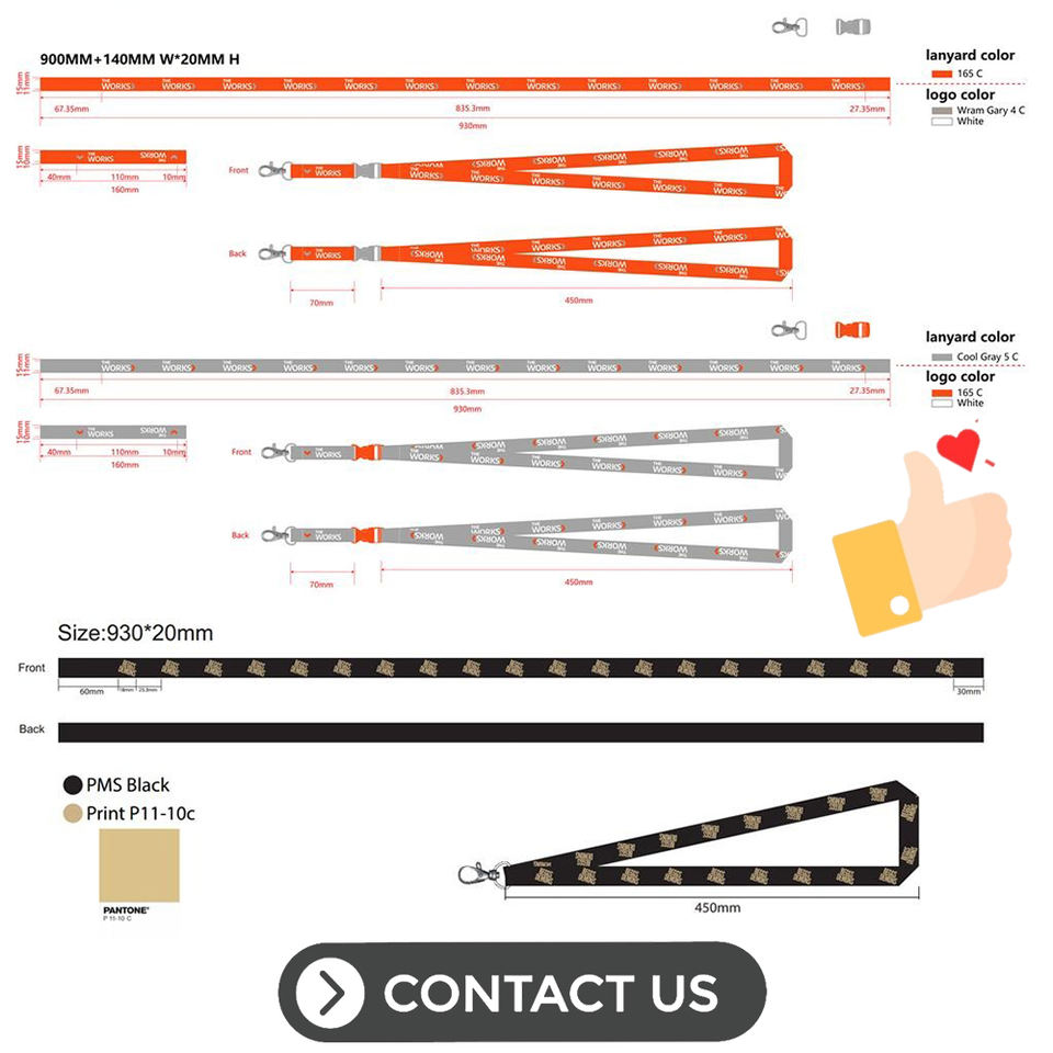 Wholesale Cheap Custom Polyester Printing Lanyard with ID Card Badge Holder