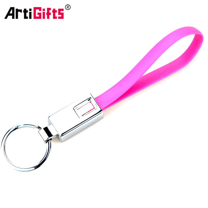 Whole promotion top selling USB cable keychain