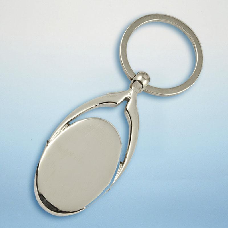 Beautiful turnable custom design metal keyring