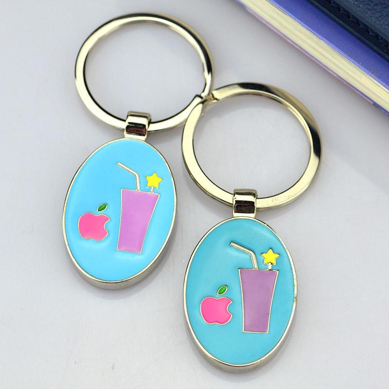 Custom make low price pvc keyrings