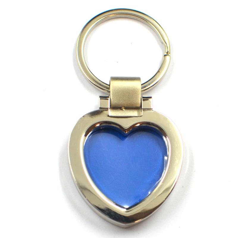 Wholesale promotion cheap custom metal keyring