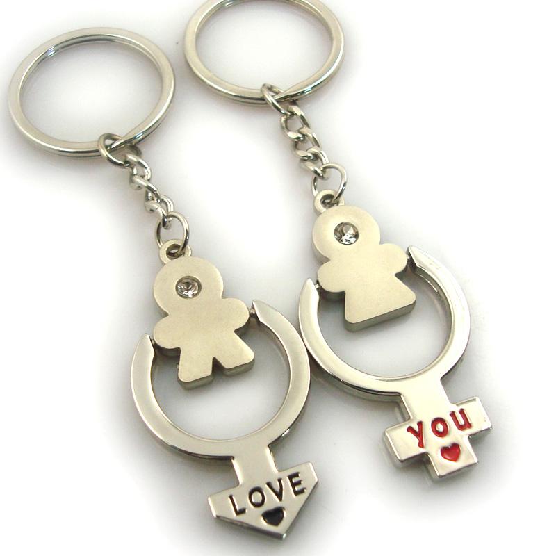 Artigifts good quality metal pair keychain