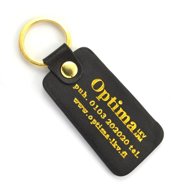 Cheap custom printed leather  keychain