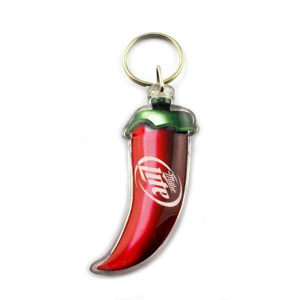 New style acrylic promotion keyring in key chains