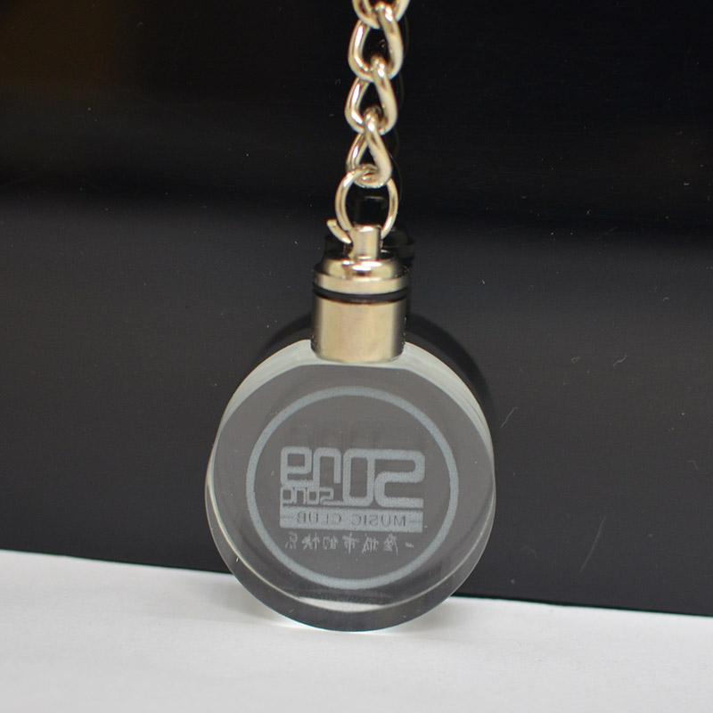 Newest promotional products crystal key chain