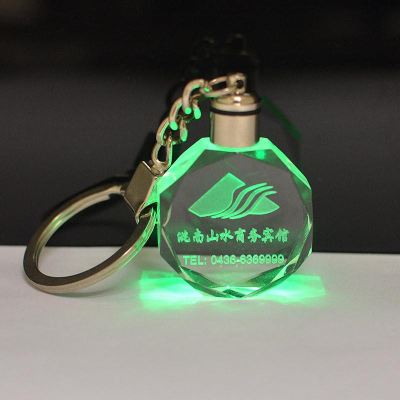 Wholesale high quality crystal led keychain manufacturer