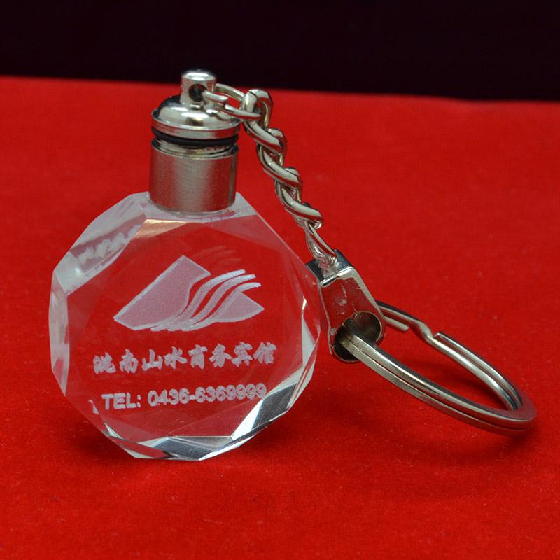 Manufactory production customized crystal keyrings