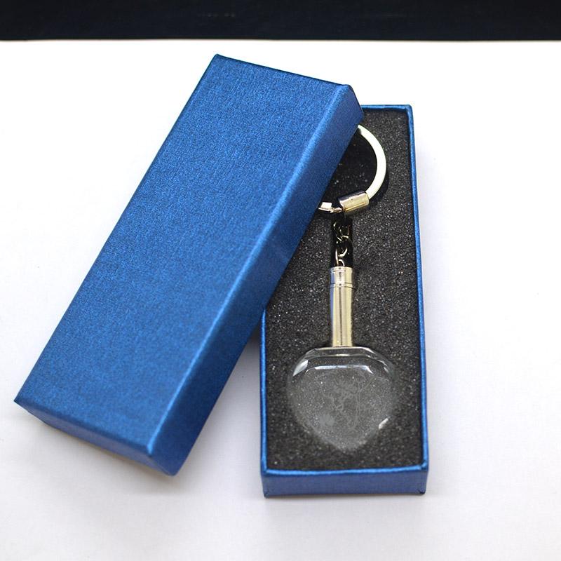 Wholesale clear crystal key chains