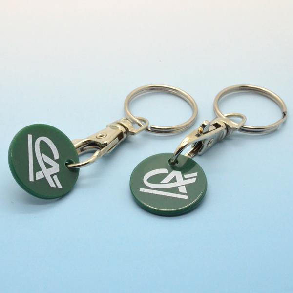 Artigifts high quality metal trolley coin key ring