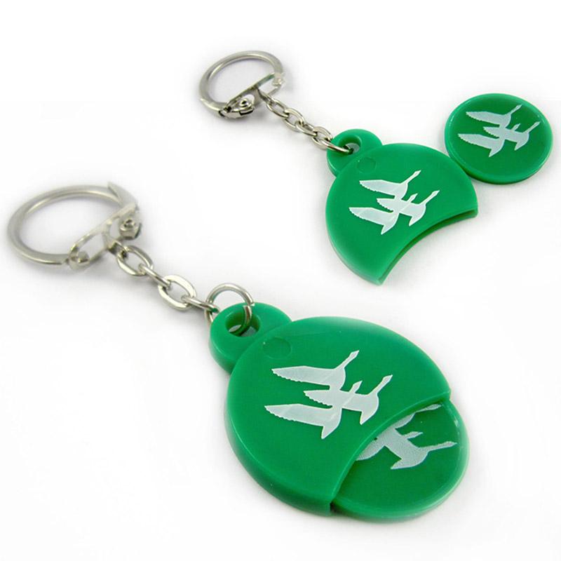 Promotional cheap custom logo key chains