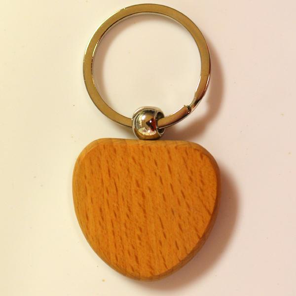 Hottest cheap wooden key ring for promotion