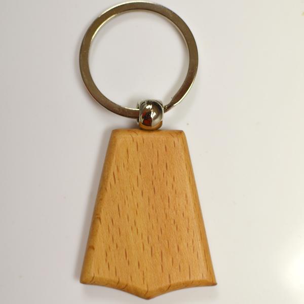 Manufactory production customized cheap wood keychain