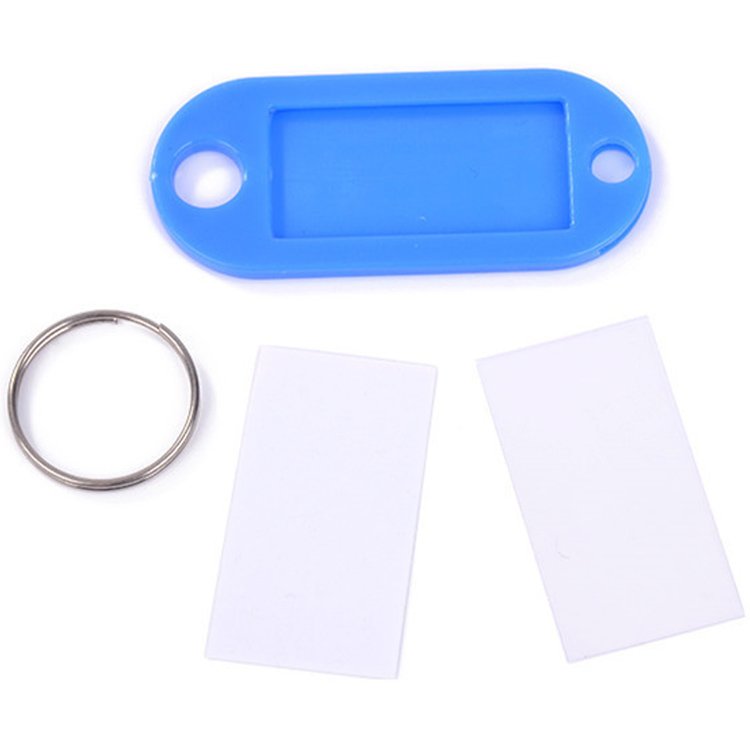 Factory Direct Sale Cheap Customized Blank Plastic Keyrings