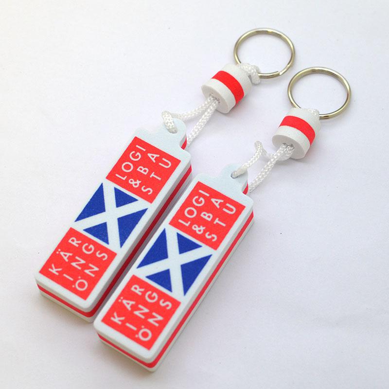 Wholesale eva foam keychain with custom logo