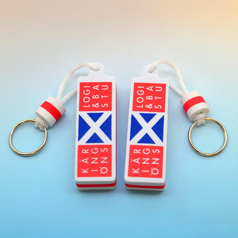 Wholesale eva foam keychain with custom logo