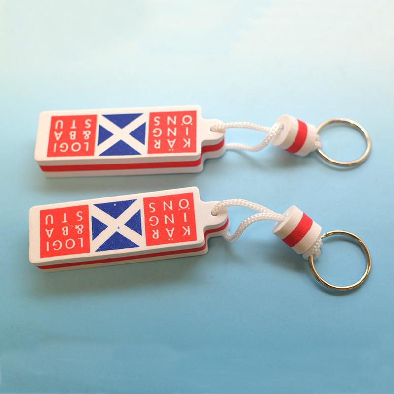 Wholesale eva foam keychain with custom logo