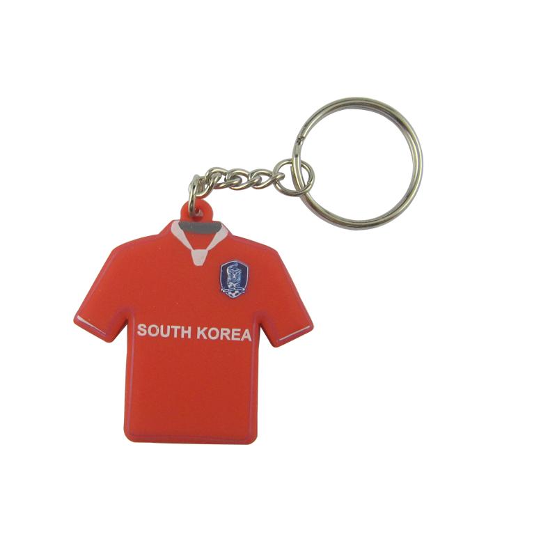 Wholesale cheap Silicone T-shirt key chain