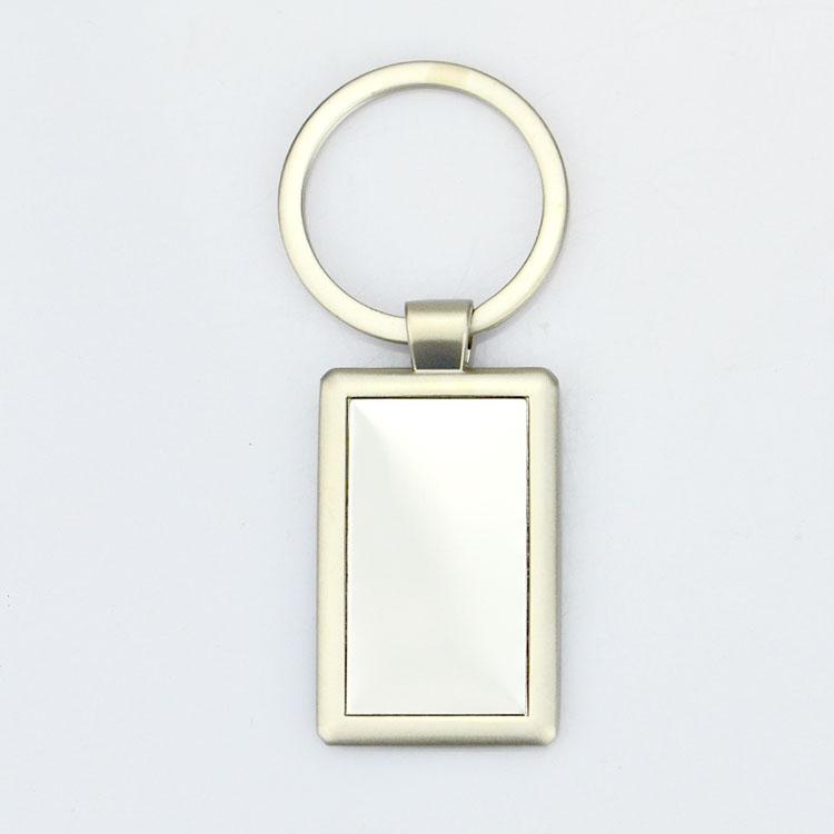 Bulk Blank Cheap Custom Die Cut Metal Keychains Maker