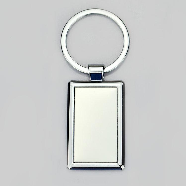 Bulk Blank Cheap Custom Die Cut Metal Keychains Maker