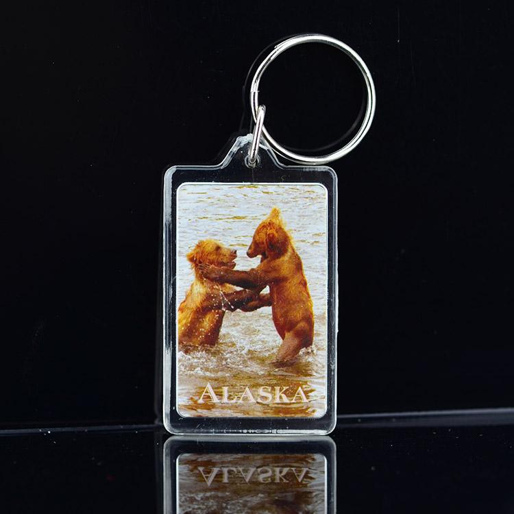 Cheap Keyring Maker Bulk Custom Printed Photo Keychain