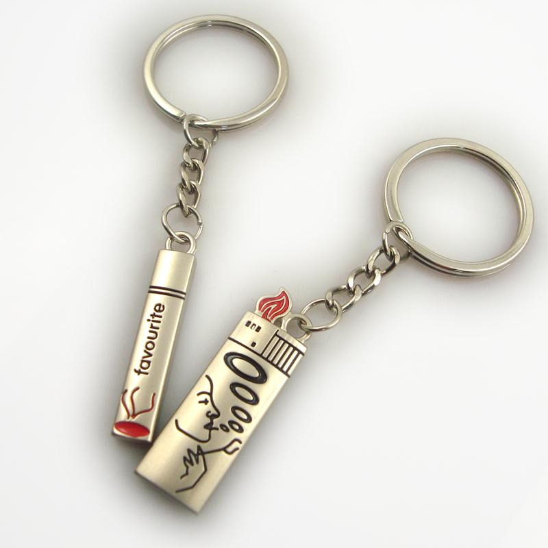 Customized Men Personalized Engraved Keychains For Couples