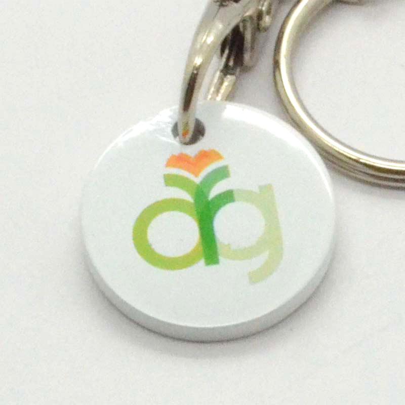 Wholesale High Quality Metal Trolley Coin Key Ring Clip