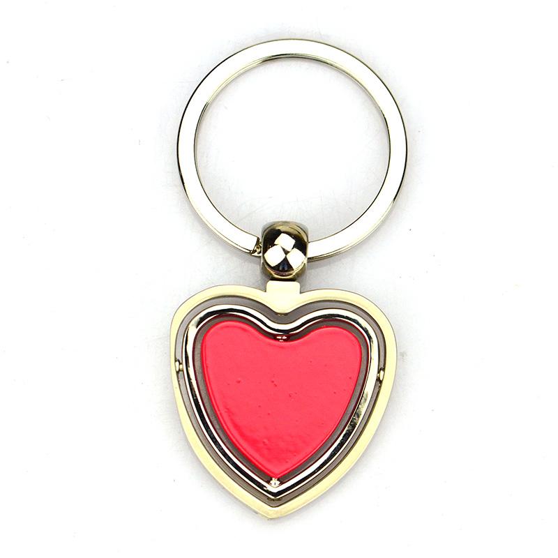 Custom Bulk Cheap Enamel Logo Key To My Heart Keychain