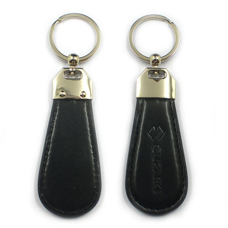 Key Chain Factory Wholesale Cheap Pu Leather Keychain Hook