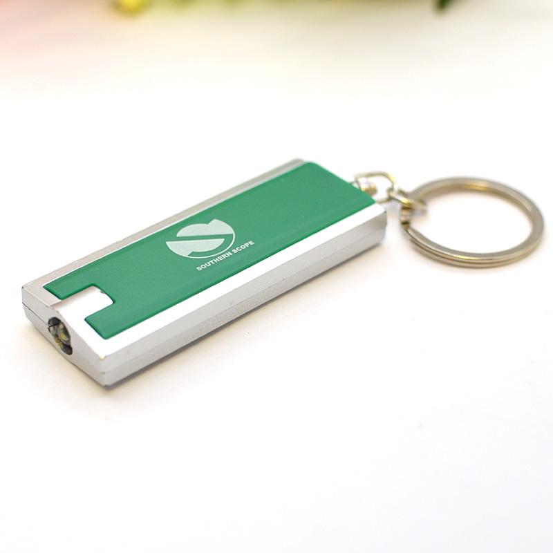 New Fashion Custom Bulk Metal Led Keychain Flashlight