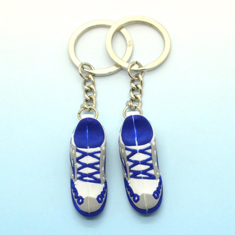 Free Sample Fashion 3D Stylish Sneaker Shoe Keychains