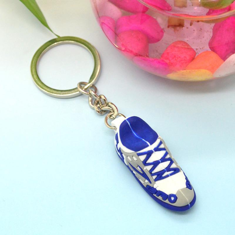 Free Sample Fashion 3D Stylish Sneaker Shoe Keychains