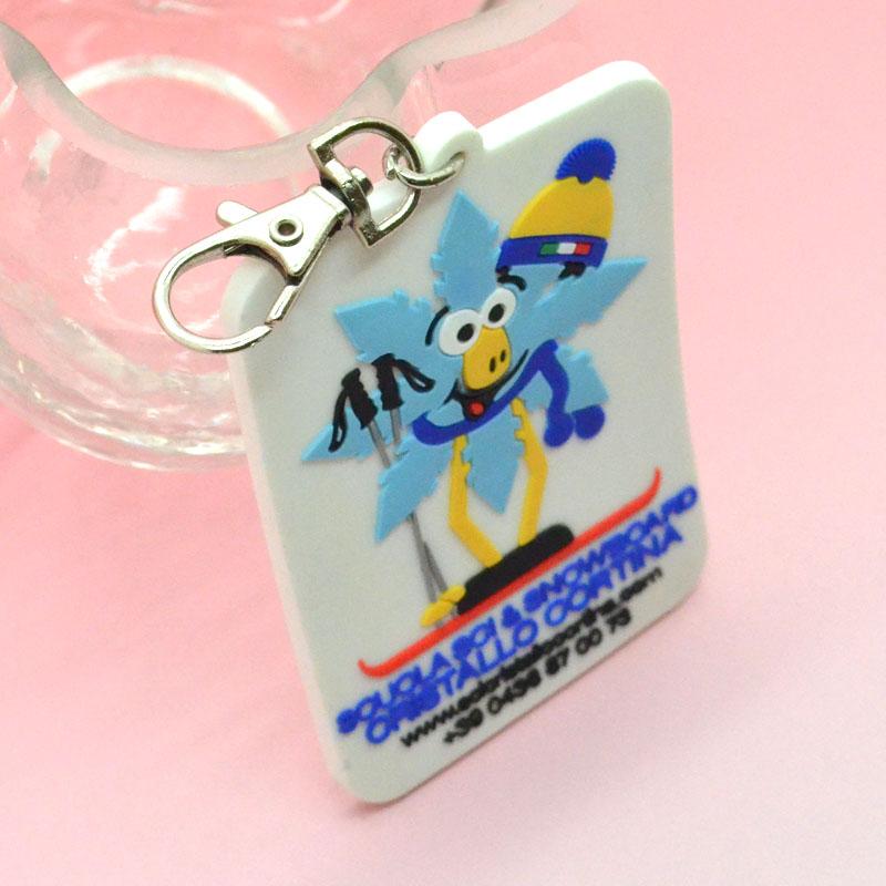 Custom Design Your Own Company Pvc Marketing Keychains